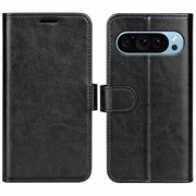 Google Pixel 9/9 Pro Wallet Case with Magnetic Closure - Black