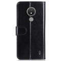 Nokia C21 Wallet Case with Magnetic Closure - Black