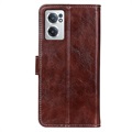 OnePlus Nord CE 2 5G Wallet Case with Magnetic Closure - Brown
