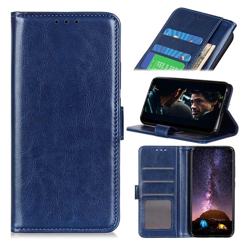 Samsung Galaxy A32 5G Wallet Case with Magnetic Closure - Blue