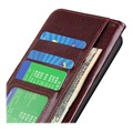 Samsung Galaxy S22+ 5G Wallet Case with Magnetic Closure - Brown