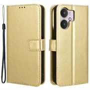 Xiaomi Redmi 13C 5G/Poco M6 Wallet Case with Magnetic Closure - Gold