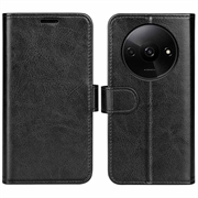 Xiaomi Redmi A3 Wallet Case with Magnetic Closure - Black