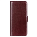 Sony Xperia 1 IV Wallet Case with Magnetic Closure - Brown