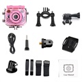 Waterproof Kids HD Digital Camera AT-G20G - Pink