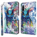 Wonder Series Sony Xperia 10 III, Xperia 10 III Lite Wallet Case - Owl