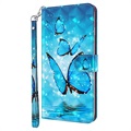 Wonder Series OnePlus Nord CE 5G Wallet Case - Blue Butterfly