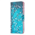 Wonder Series iPhone 14 Max Wallet Case - White Flowers