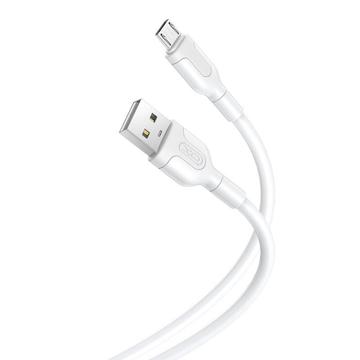 XO NB212 USB to MicroUSB Cable - 1m, 2.1A