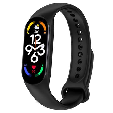 Xiaomi Mi Band 5/6/7 Matte Silicone Band - Black