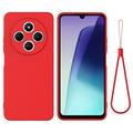 Xiaomi Redmi 14C/14R Liquid Silicone Case - Red