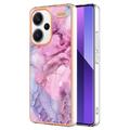 Xiaomi Redmi Note 13 Pro+ Marble Pattern Electroplated IMD TPU Case