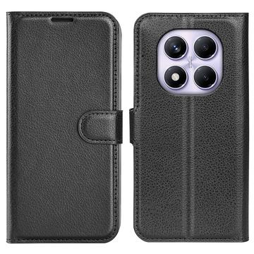 Xiaomi Redmi Note 14 Pro 4G Wallet Case Magnetic Closure - Black