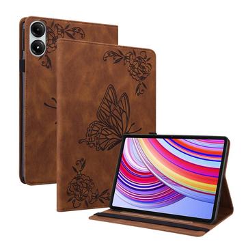 Xiaomi Redmi Pad Pro Butterfly Series Folio Case - Brown