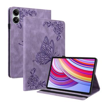 Xiaomi Redmi Pad Pro/Poco Pad Butterfly Series Folio Case - Purple