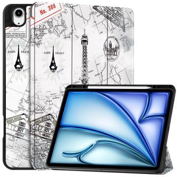 iPad Air 13 (2025) Tri-Fold Series Smart Folio Case - Eiffel Tower