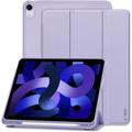 iPad Air 2020/2022/2024 Tech-Protect SmartCase Pen Tri-Fold Folio Case - Purple