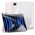 iPad Pro 13 (2024) Dux Ducis Toby Tri-Fold Smart Folio Case - Light Pink