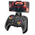 iPega PG-9115 Wireless Game Controller with RGB - Android/iOS/PC/PS4/PS3/Switch - Black