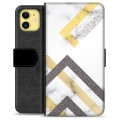 iPhone 11 Premium Wallet Case - Abstract Marble