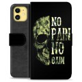 iPhone 11 Premium Wallet Case - No Pain, No Gain