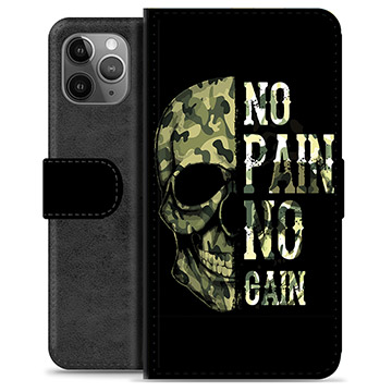 iPhone 11 Pro Max Premium Wallet Case - No Pain, No Gain