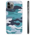 iPhone 11 Pro Max TPU Case - Blue Camouflage