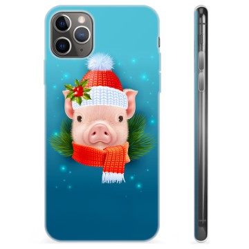 iPhone 11 Pro Max TPU Case - Winter Piggy