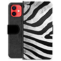 iPhone 12 mini Premium Wallet Case - Zebra
