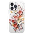 iPhone 12/12 Pro Flower Bouquet Hybrid Case - White