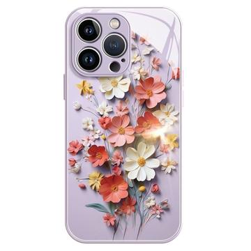iPhone 12 Pro Max Flower Bouquet Hybrid Case - Purple