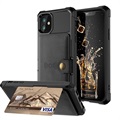 iPhone 12 Pro Max TPU Case with Card Holder - Black