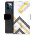 iPhone 12 Pro Premium Wallet Case - Abstract Marble