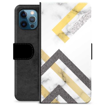 iPhone 12 Pro Premium Wallet Case - Abstract Marble