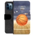 iPhone 12 Pro Premium Wallet Case - Basketball