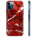 iPhone 12 Pro TPU Case - Red Marble
