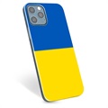 iPhone 12 Pro TPU Case Ukrainian Flag - Yellow and Light Blue