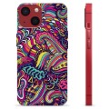 iPhone 13 Mini TPU Case - Abstract Flowers