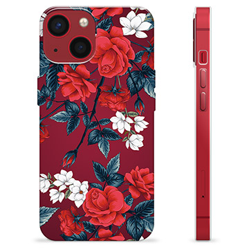 iPhone 13 Mini TPU Case - Vintage Flowers