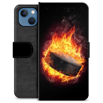 iPhone 13 Premium Wallet Case - Ice Hockey