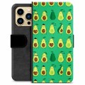 iPhone 13 Pro Max Premium Wallet Case - Avocado Pattern