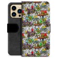 iPhone 13 Pro Max Premium Wallet Case - Graffiti