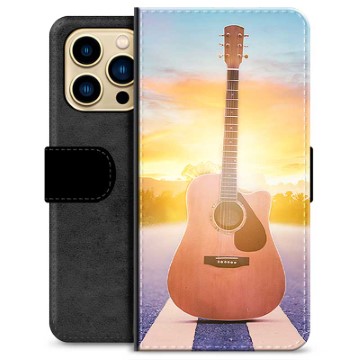 iPhone 13 Pro Max Premium Wallet Case - Guitar