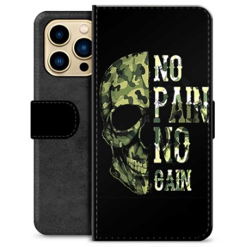 iPhone 13 Pro Max Premium Wallet Case - No Pain, No Gain