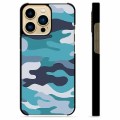 iPhone 13 Pro Max Protective Cover - Blue Camouflage