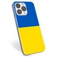 iPhone 13 Pro TPU Case Ukrainian Flag - Yellow and Light Blue