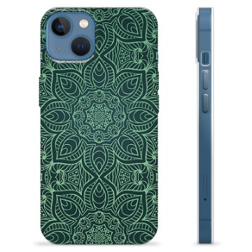 iPhone 13 TPU Case - Green Mandala