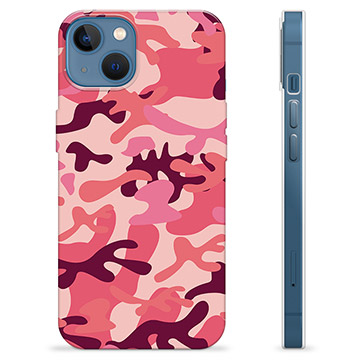 iPhone 13 TPU Case - Pink Camouflage