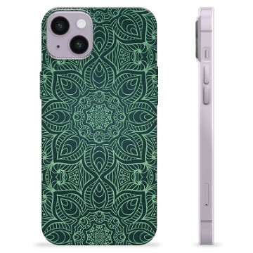 iPhone 14 Plus TPU Case - Green Mandala