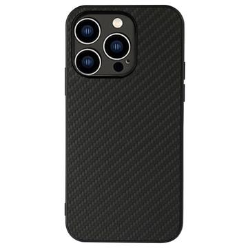 iPhone 14 Pro Hybrid Case - Carbon Fiber - Black